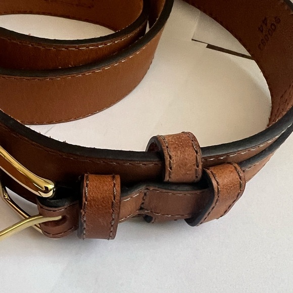 Cabela's Brown and Gold Leather Belt - Picture 9 of 9